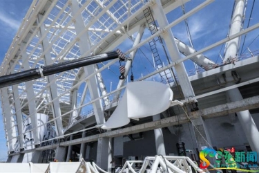 “白鹭翅膀”开始吊装…三亚这座新地标即将“展翅”