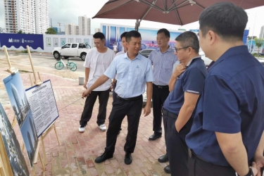 三亚市委第四巡察组调研自贸港旅游航空总部项目