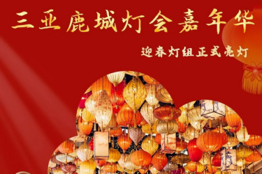 灯耀鹿城 焕彩新春 | 三亚鹿城灯会嘉年华迎春灯组华丽亮相！
