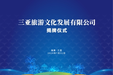 三亚旅游文化发展有限公司揭牌成立