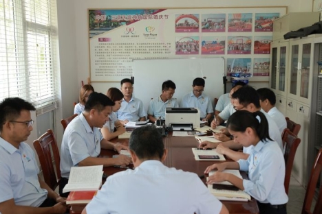 天涯海角婚庆公司党支部开展党史学习会