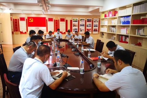 天涯海角商业公司党支部召开“党史学习教育”专题学习会