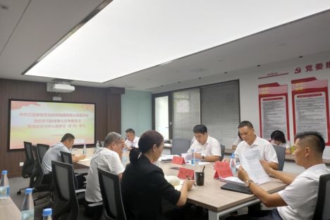 三亚旅文集团党委党史学习教育第七次专题 学习暨理论学习中心组学习（扩大）会议