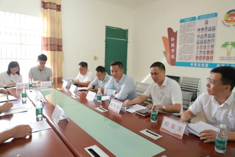 三亚旅文集团党委深入文门村调研指导乡村振兴工作